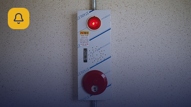 Smart alarm system control panel