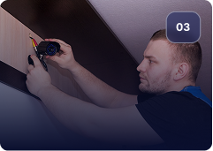 Professional security system installation